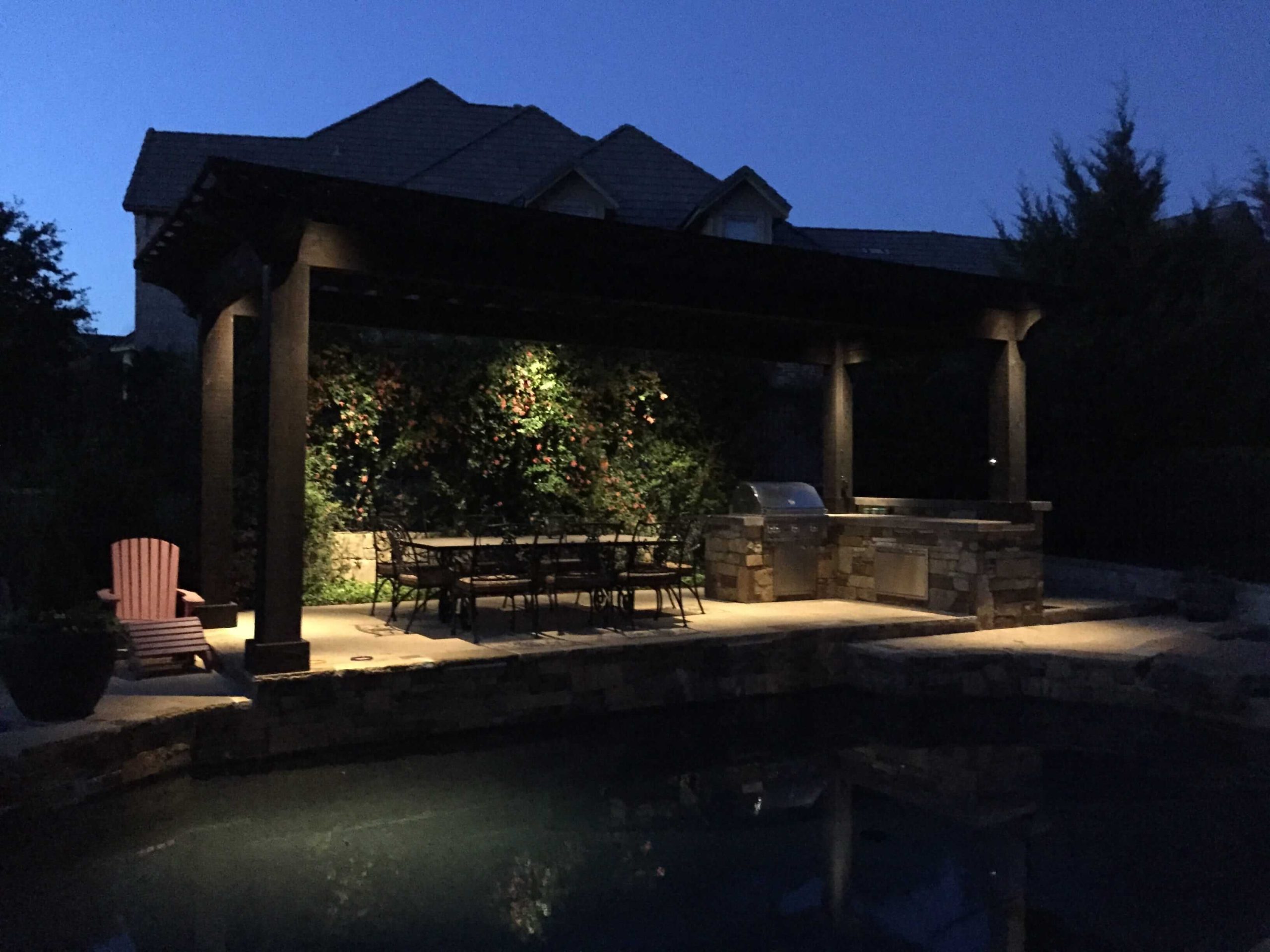 Landscape lighting golden